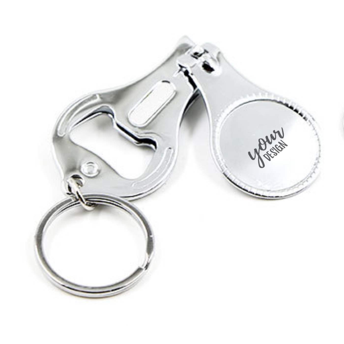 Nail Clipper Keychain With Bottle Opener1