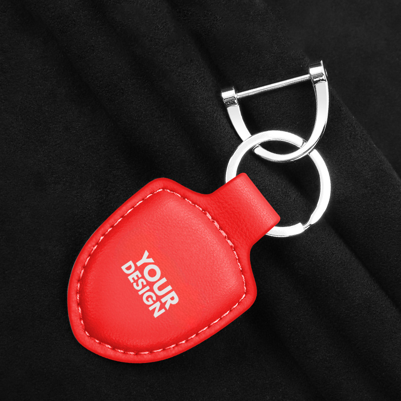 Personalized Leather Keychain1