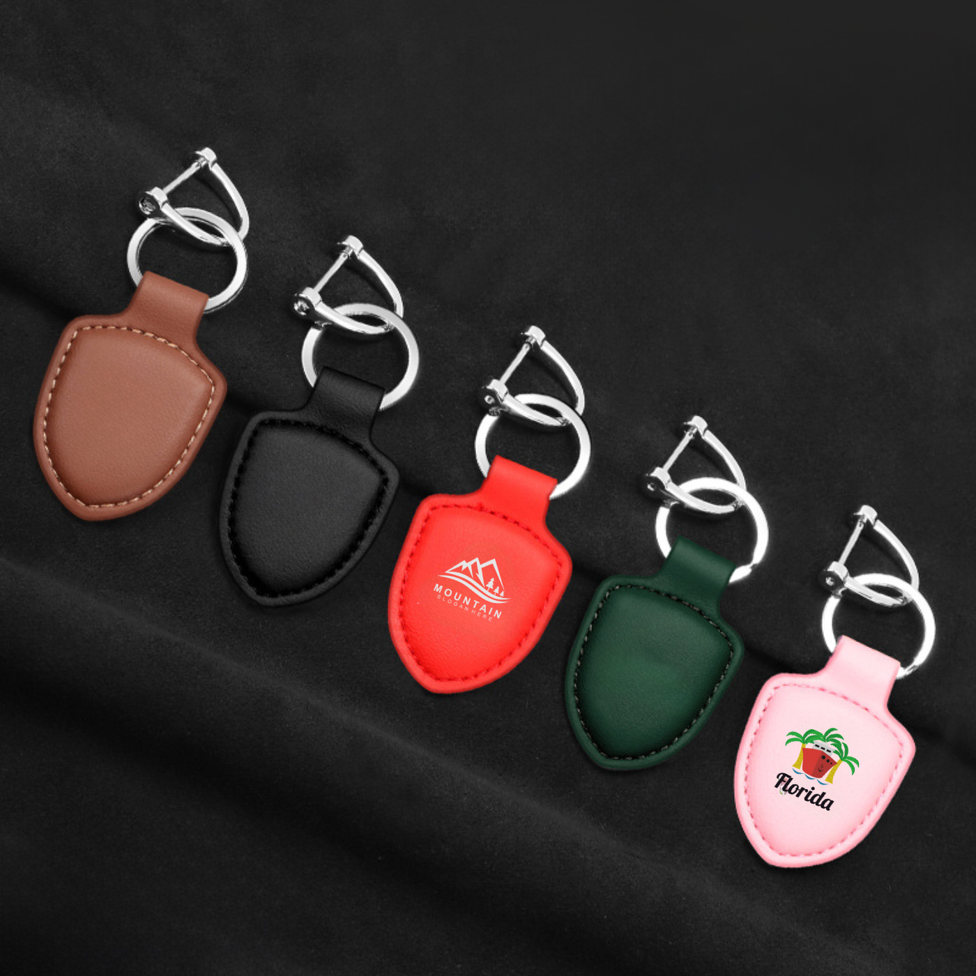 Personalized Leather Keychain