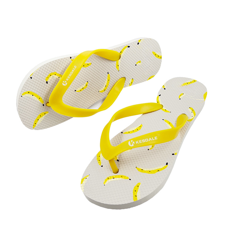 Rubber Flip Flops With PVC Straps