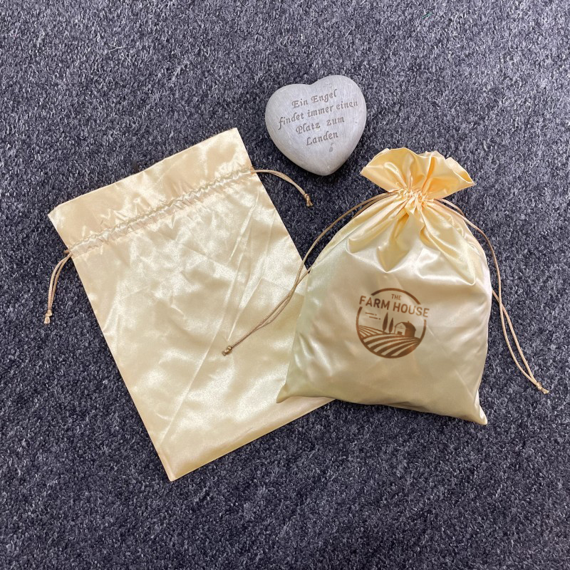 Custom Satin Drawstring Bag