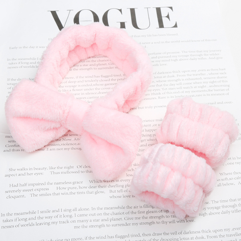 Bow Tie Makeup Headband Set