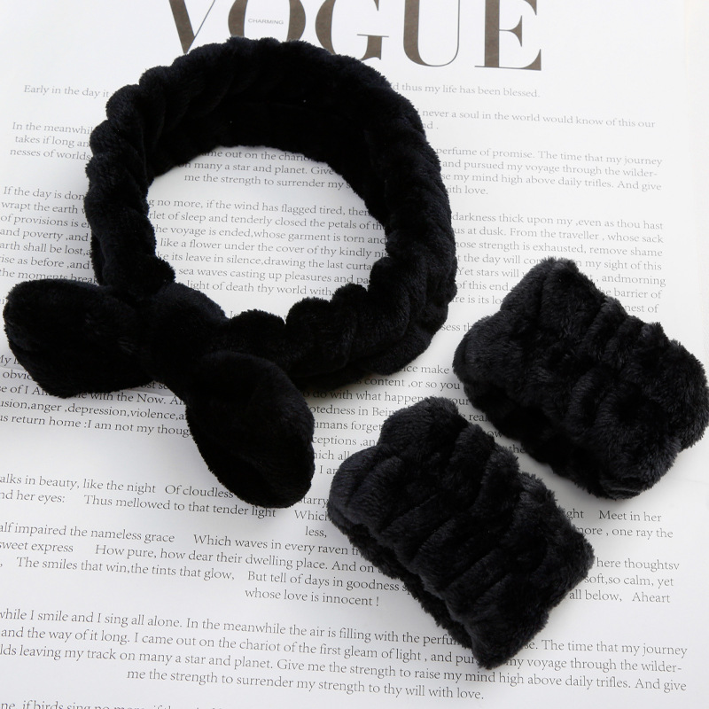 Bow Tie Makeup Headband Set1