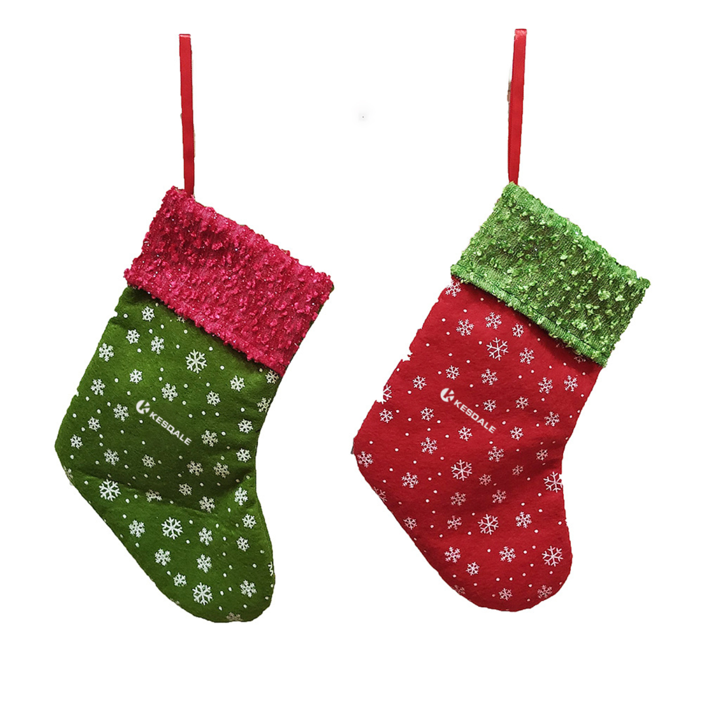 Christmas Stocking Shaped Gift Bag