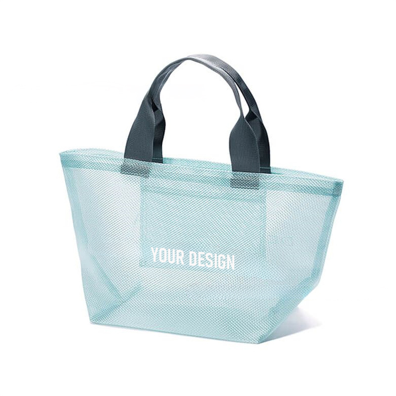 Foldable Mesh Beach Tote Bag1