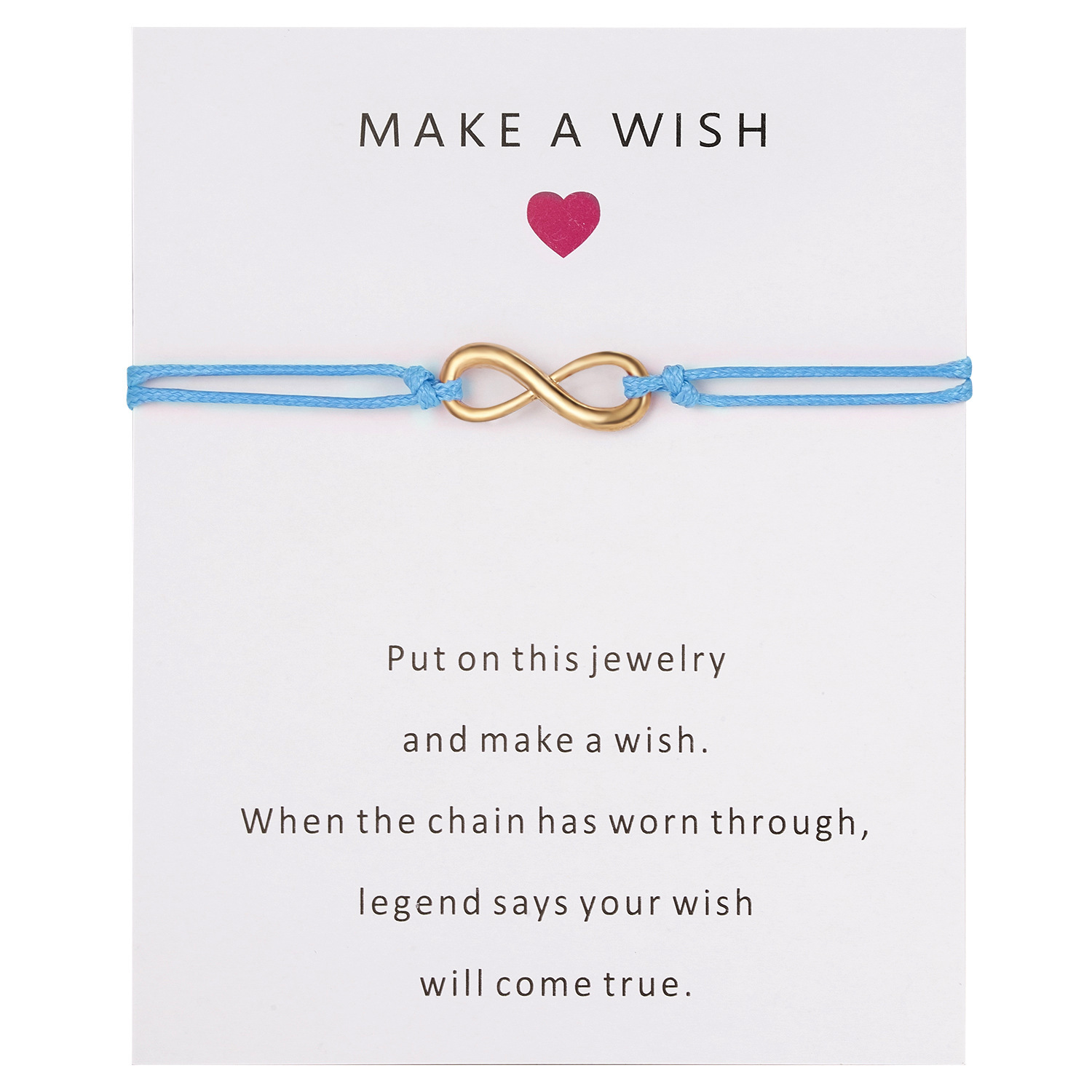 Adjustable Wish Card Bracelet