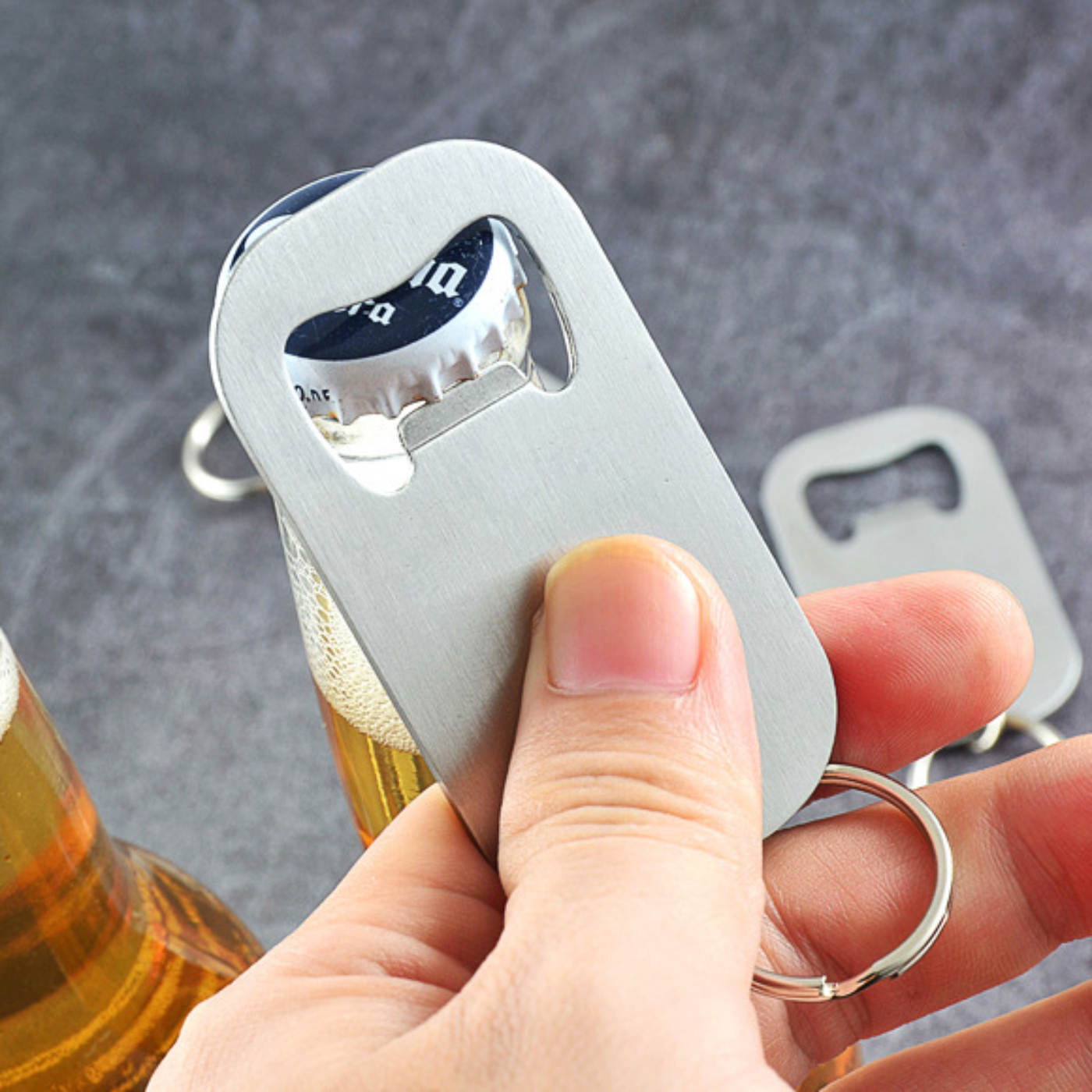 Custom Bottle Opener Keychain1