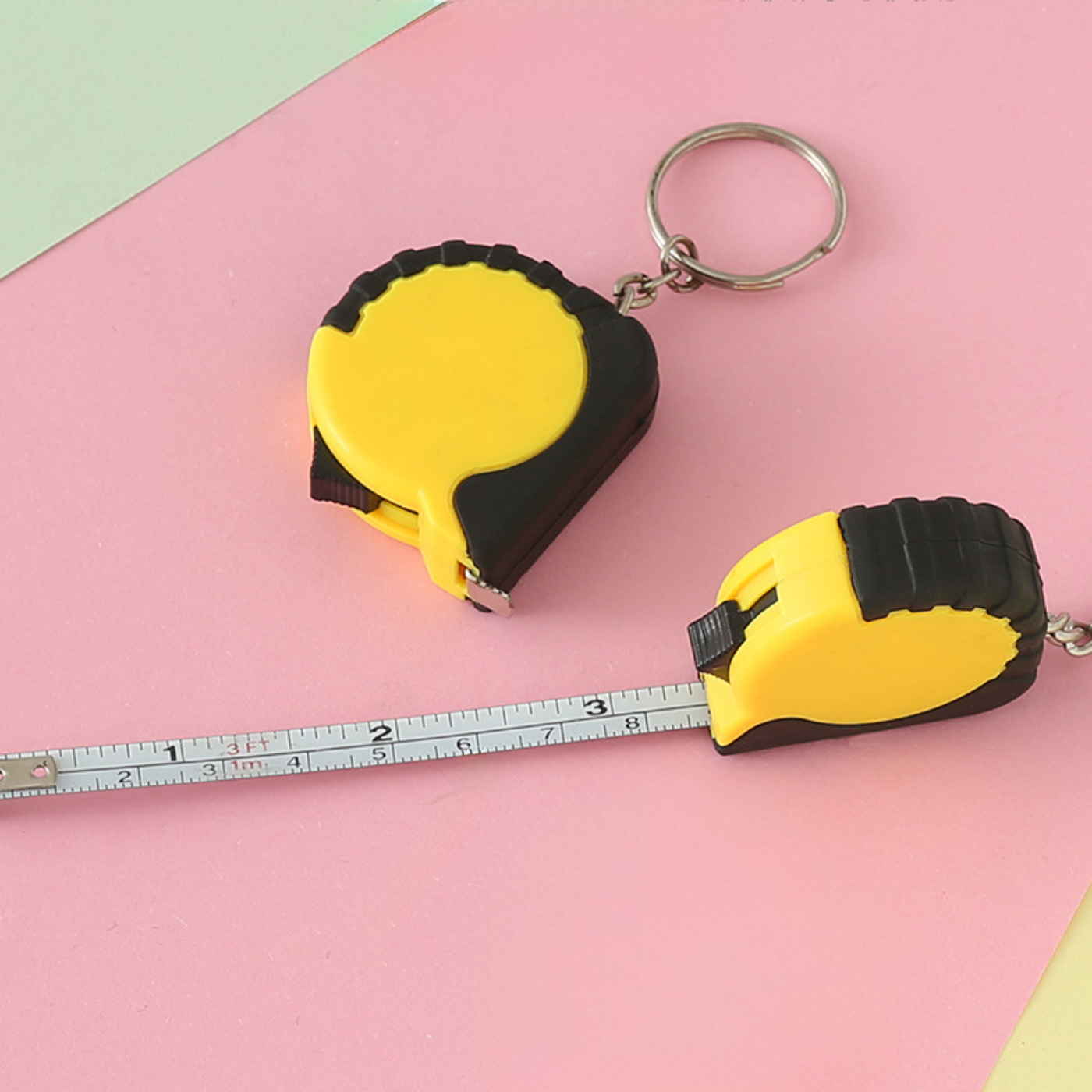 Retractable Tape Measure With Keychain2