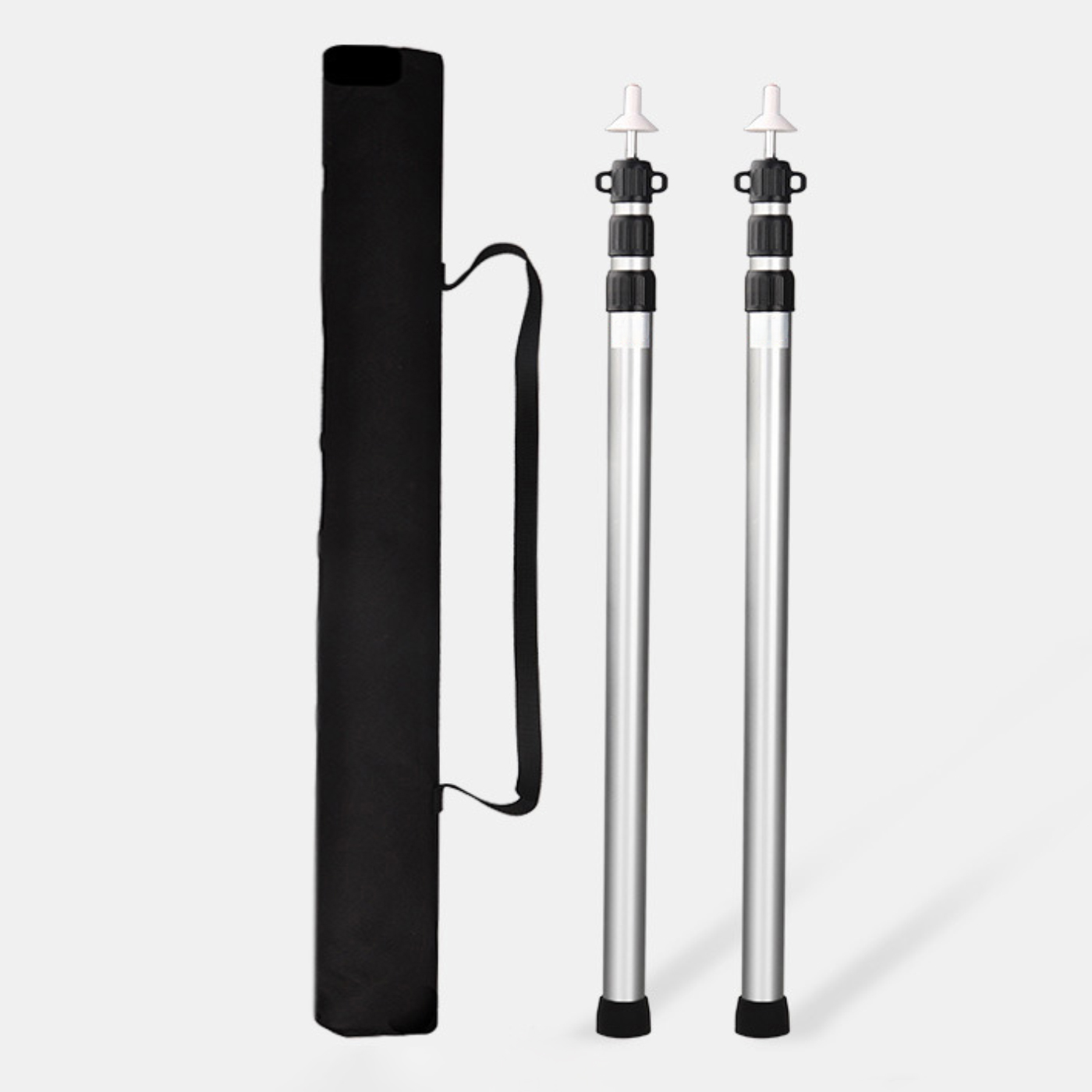 Adjustable Camping Tarp Poles Set1