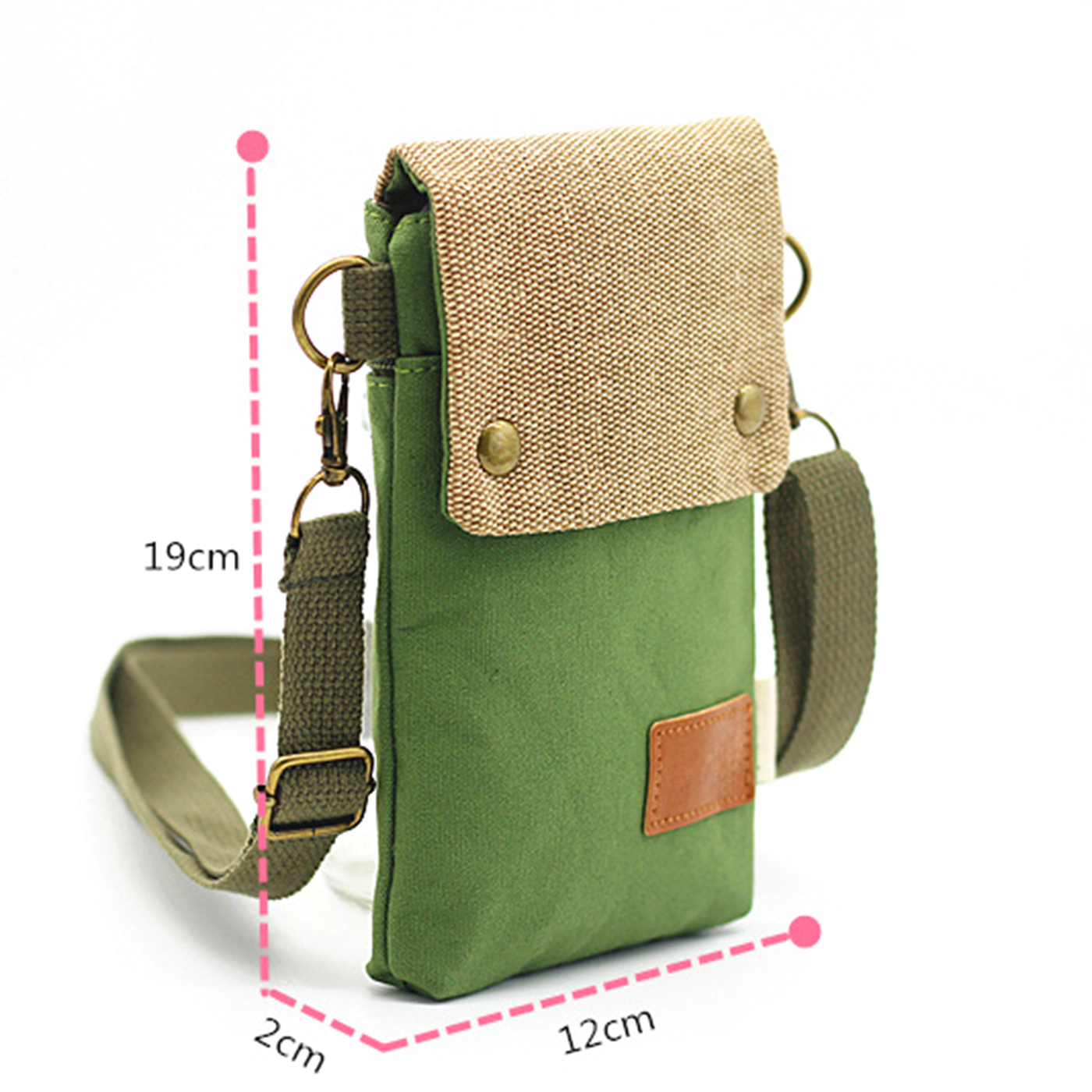 Canvas Mobile Phone Shoulder Bag1