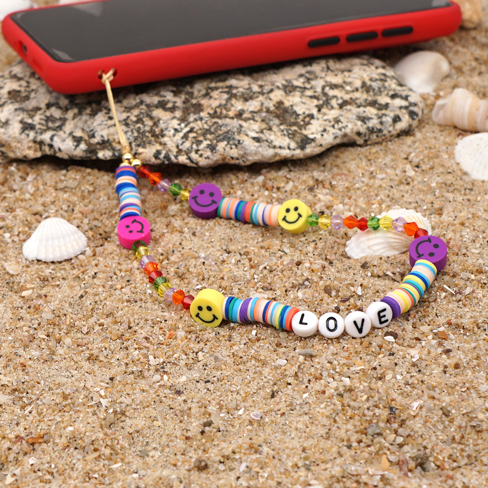 Beaded Mobile Phone Charm