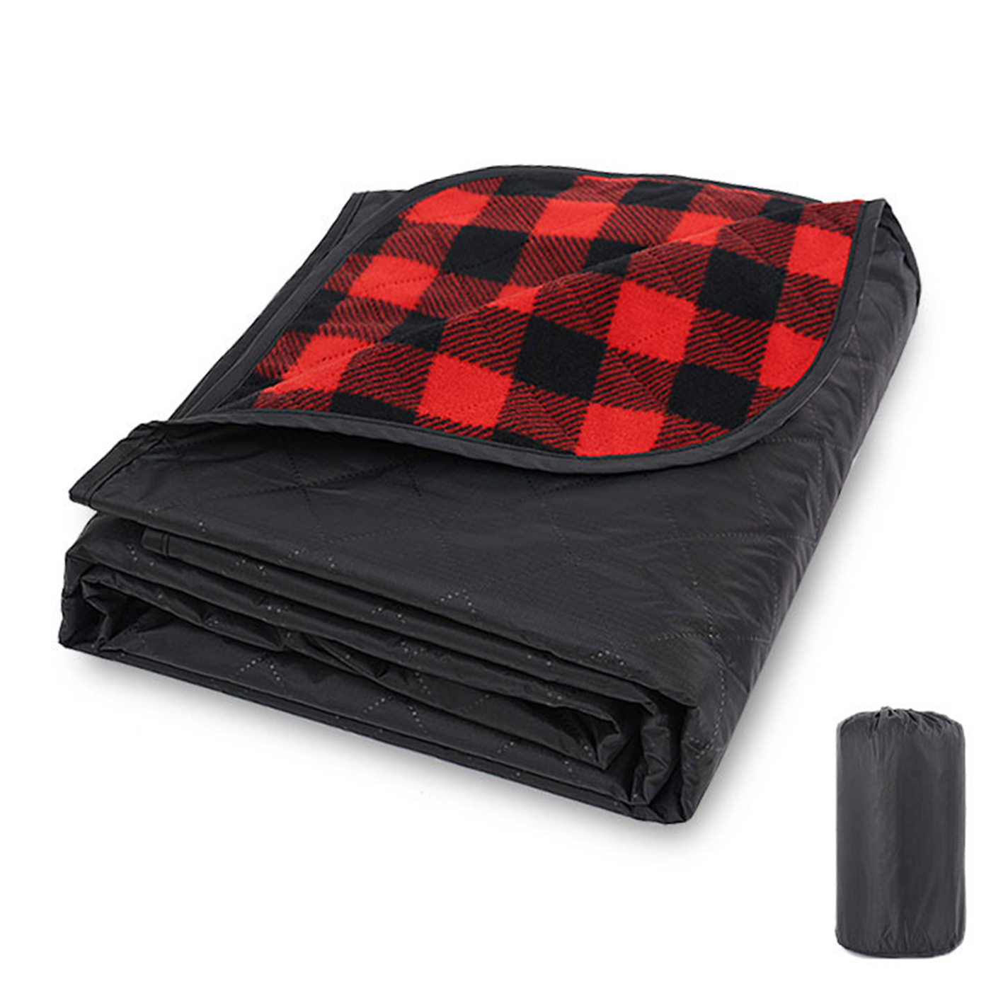 Polar Fleece Waterproof Outdoor Blanket1