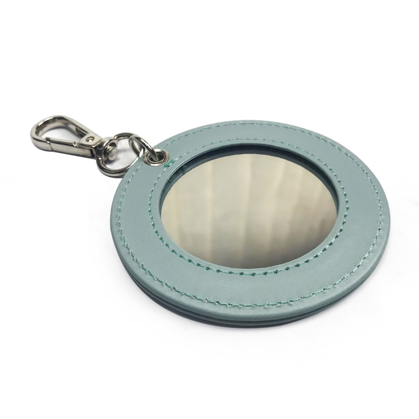 Personalized PU Mirror With Keychain2