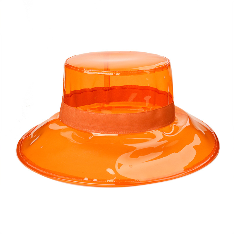 Custom PVC Transparent Bucket Hat2