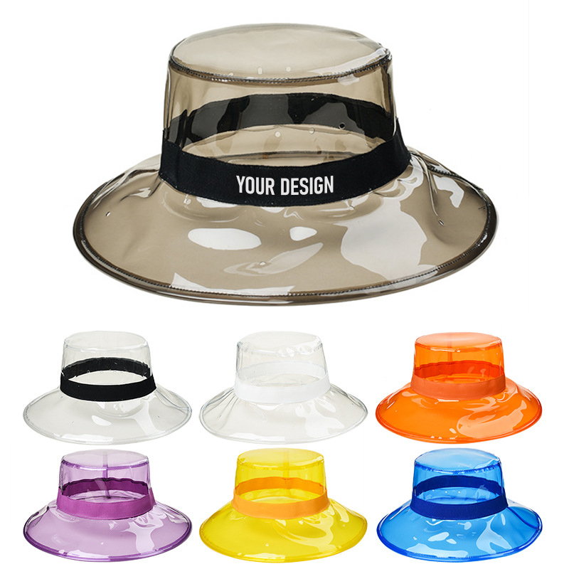 Custom PVC Transparent Bucket Hat