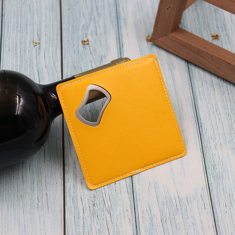 Personalized Bottle Opener Coaster