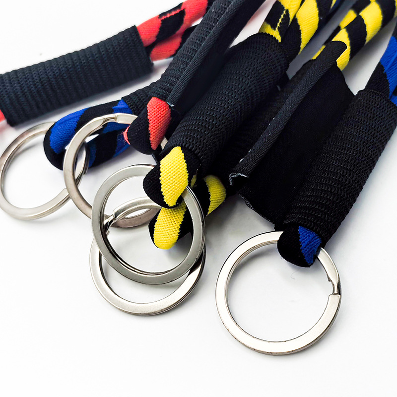 Customizable Long Lanyard With Key Ring