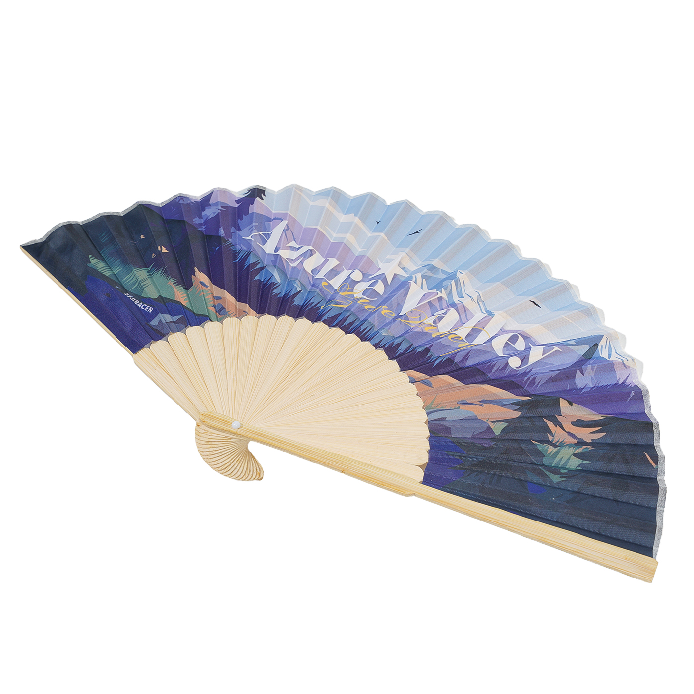 Handheld Fabric Folding Fan1