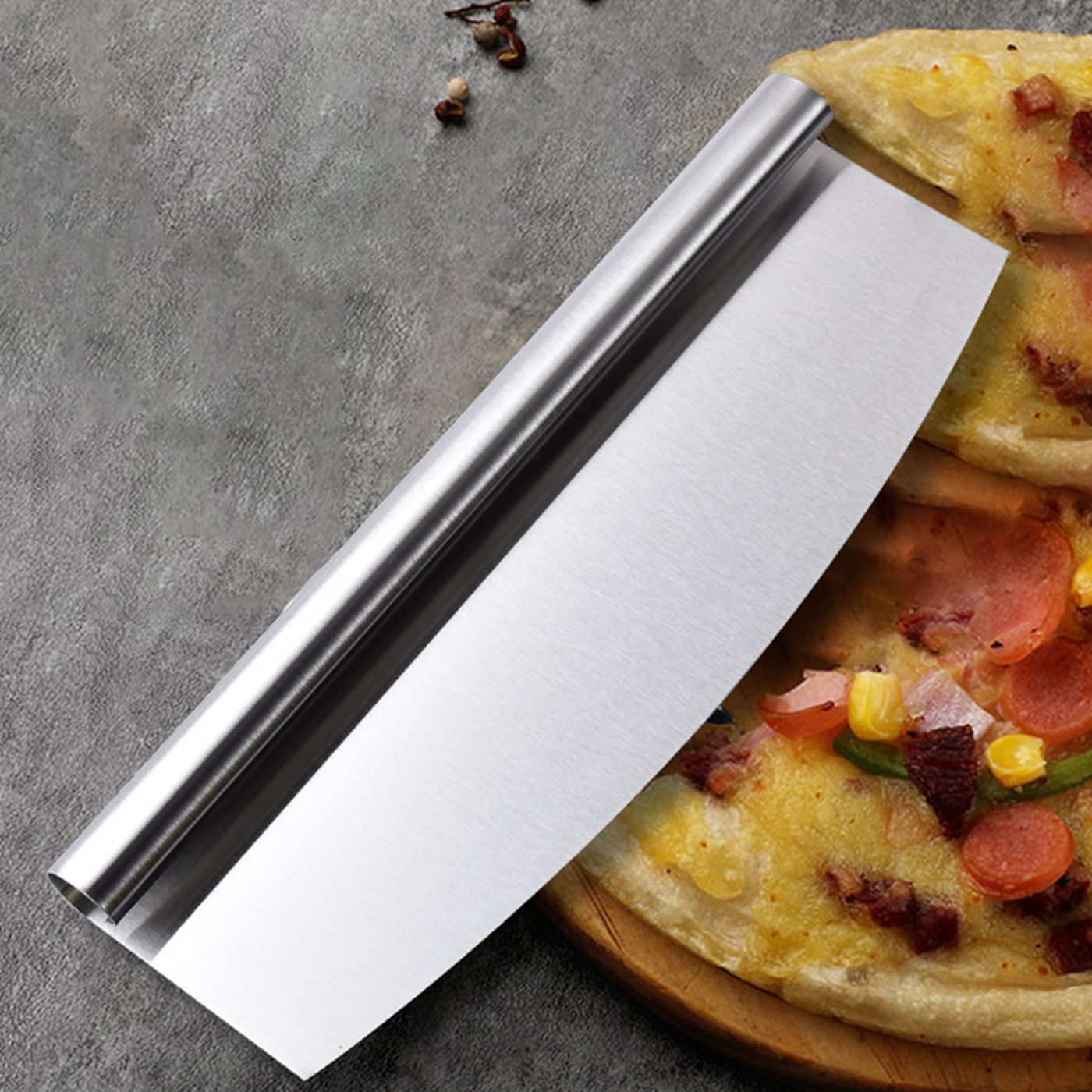 Custom Stainless Steel Pizza Cutter3