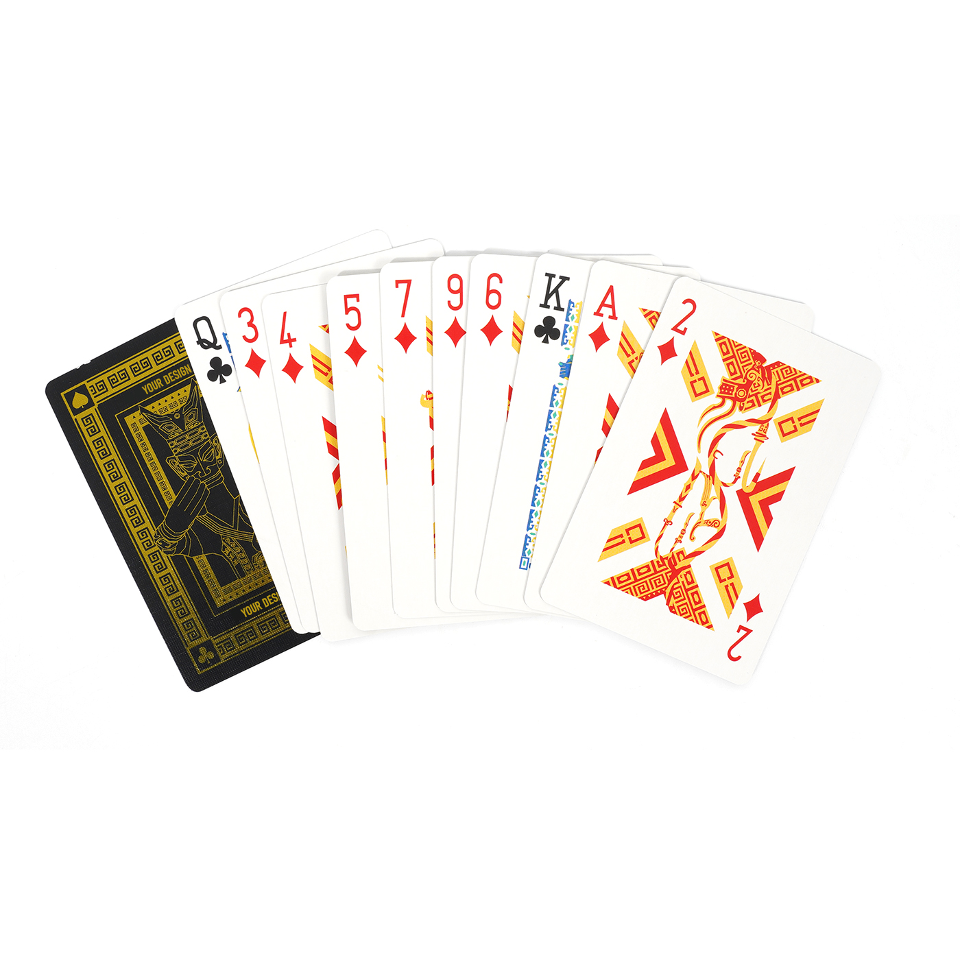 Black Core Paper Playing Cards