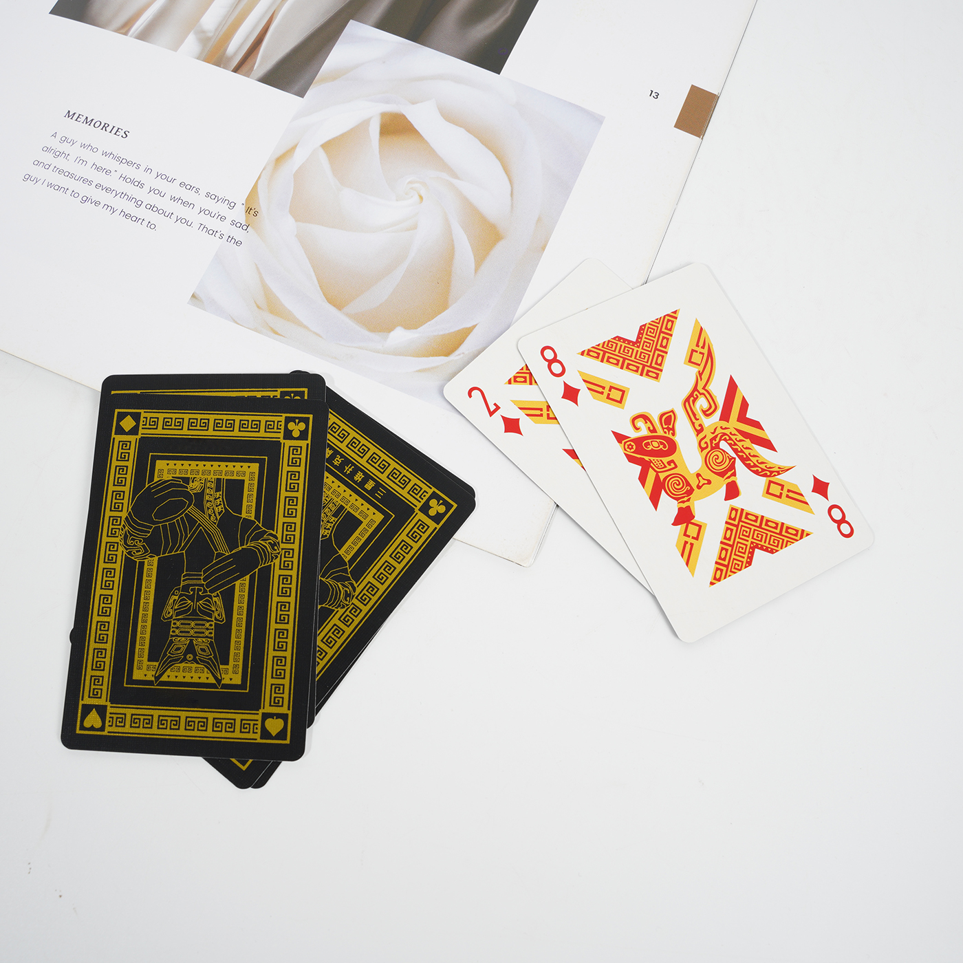 Black Core Paper Playing Cards3