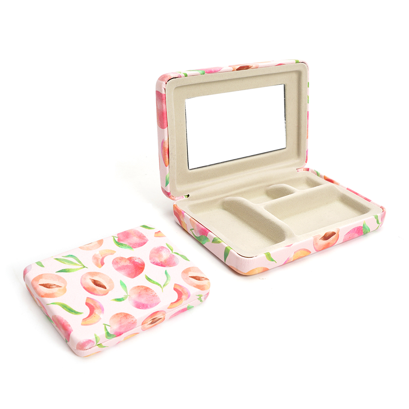 Travel Jewelry Box With Mirror