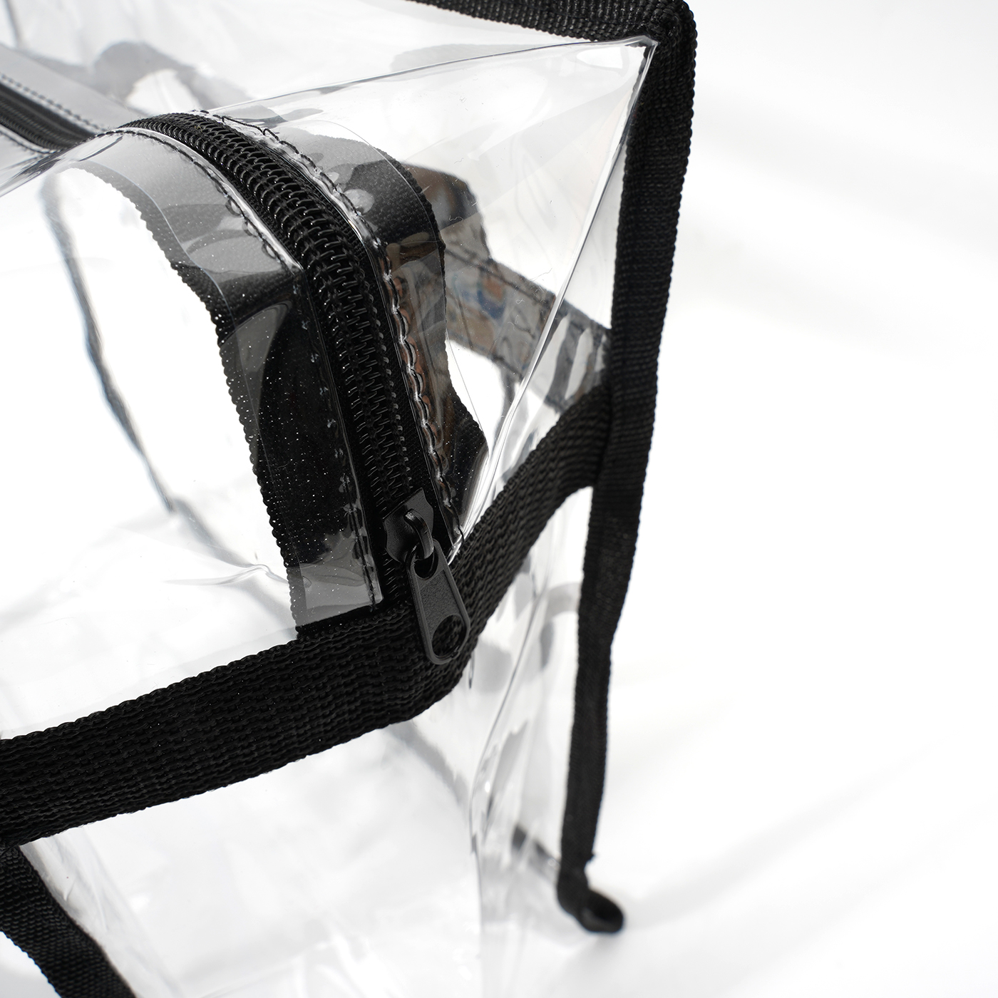 Custom Clear Zippered Tote Bag2