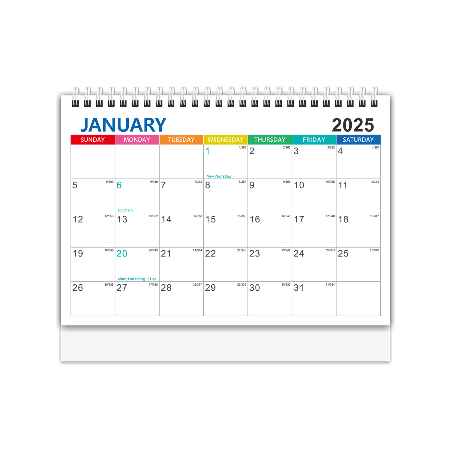 English Desk Flip Calendar1