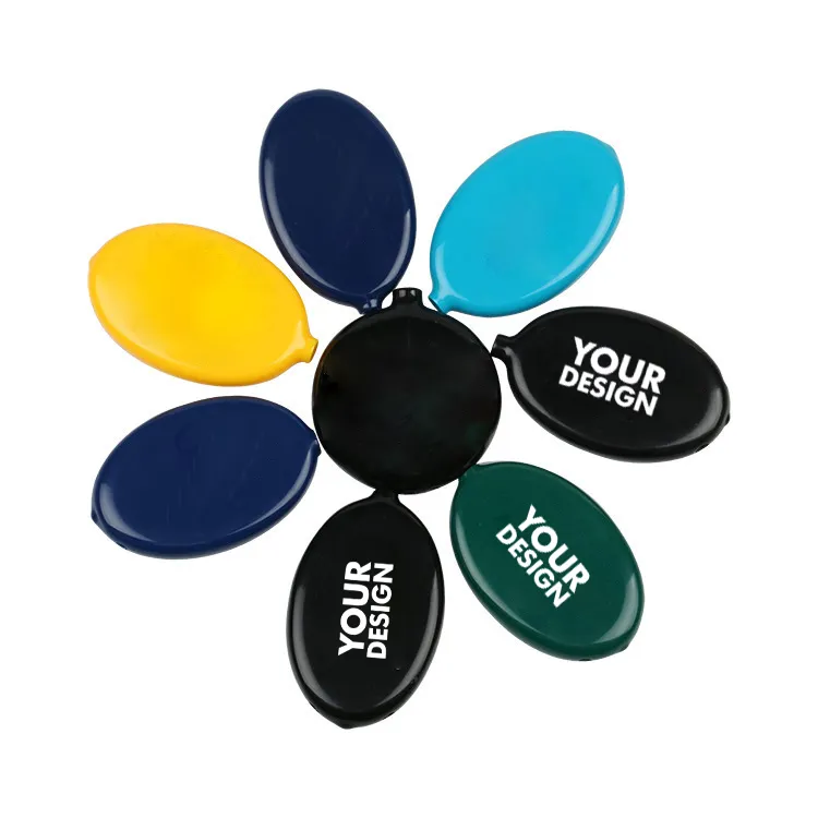 PVC Squeeze Oval Coin Purse