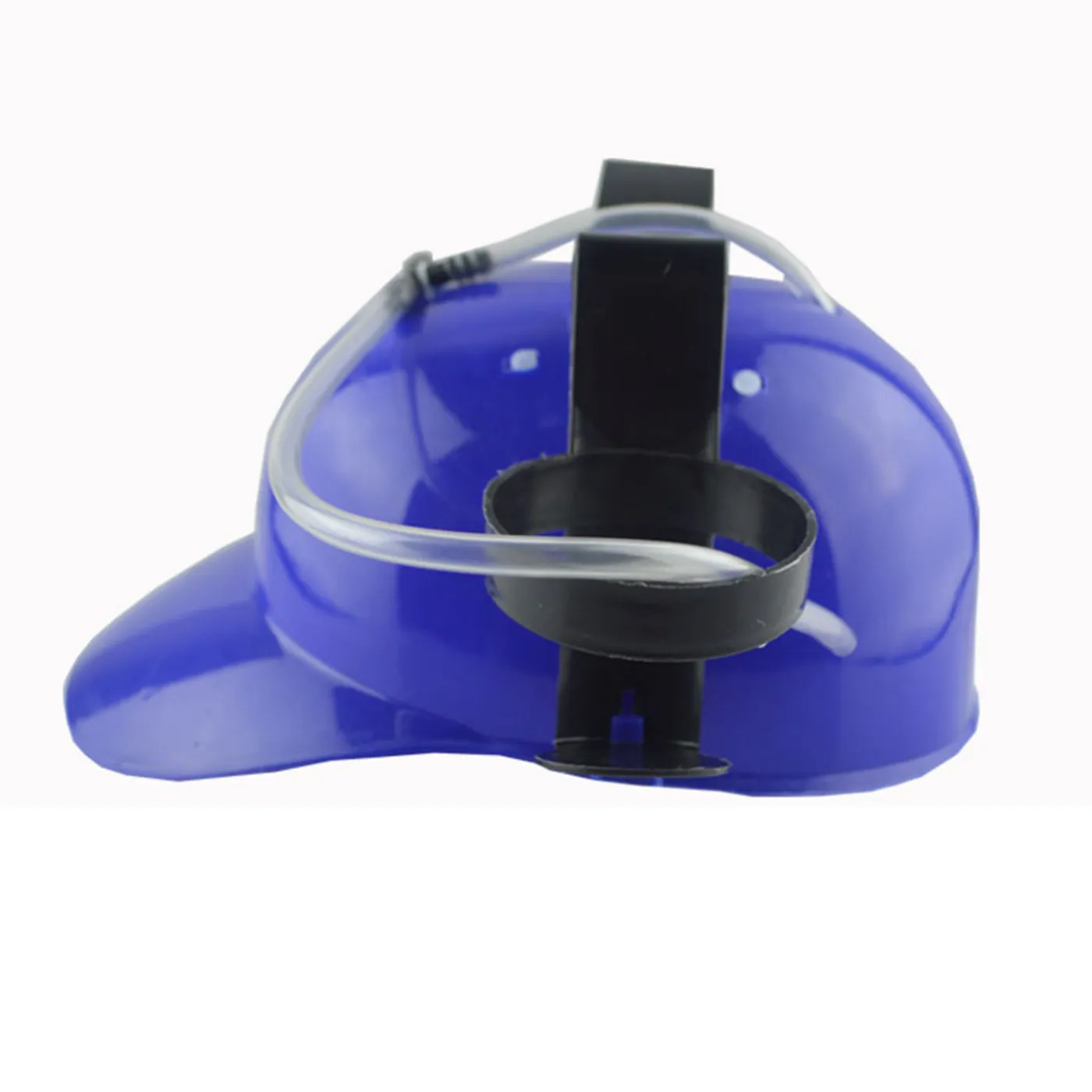 Dual Straw Straw Drinking Helmet Hat