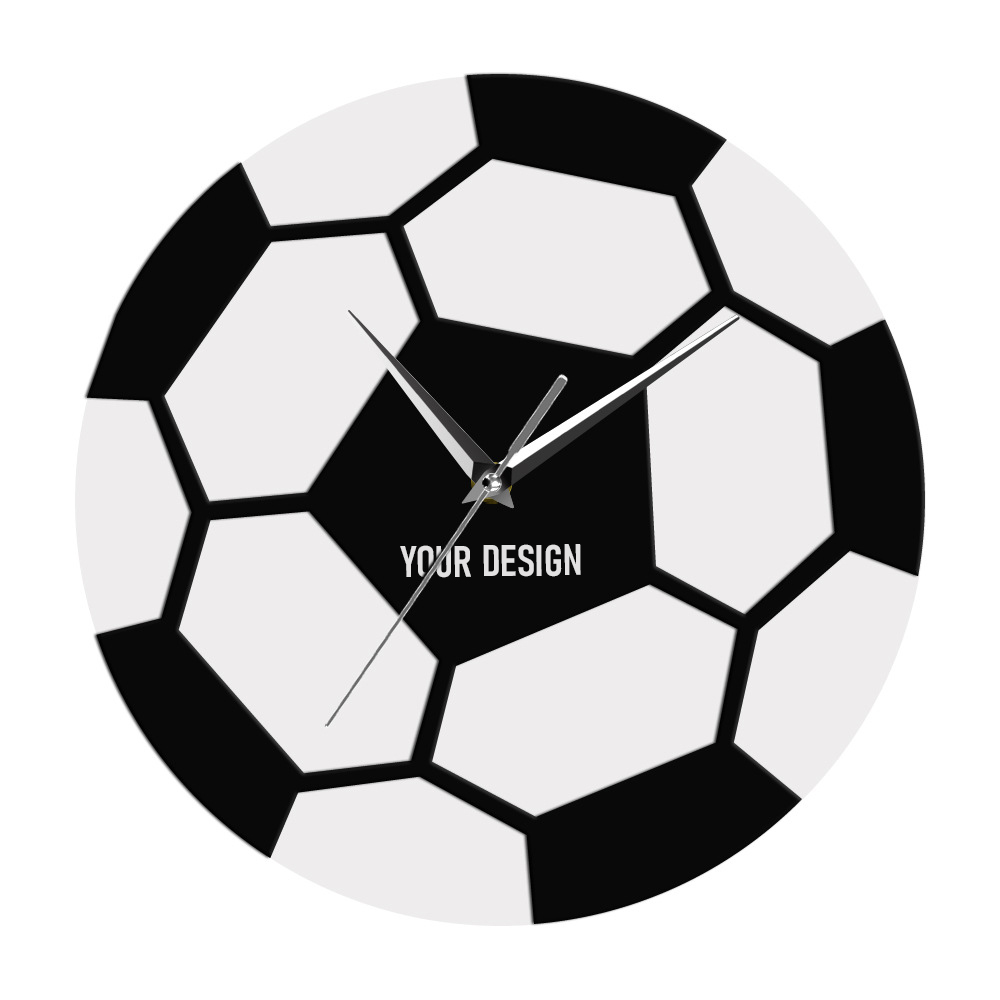 Silent Football Wall Clock