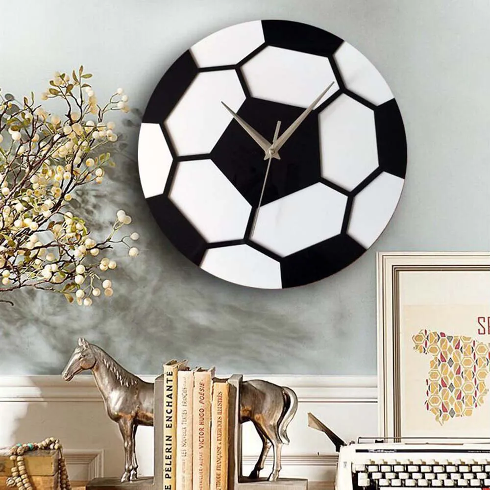 Silent Football Wall Clock2