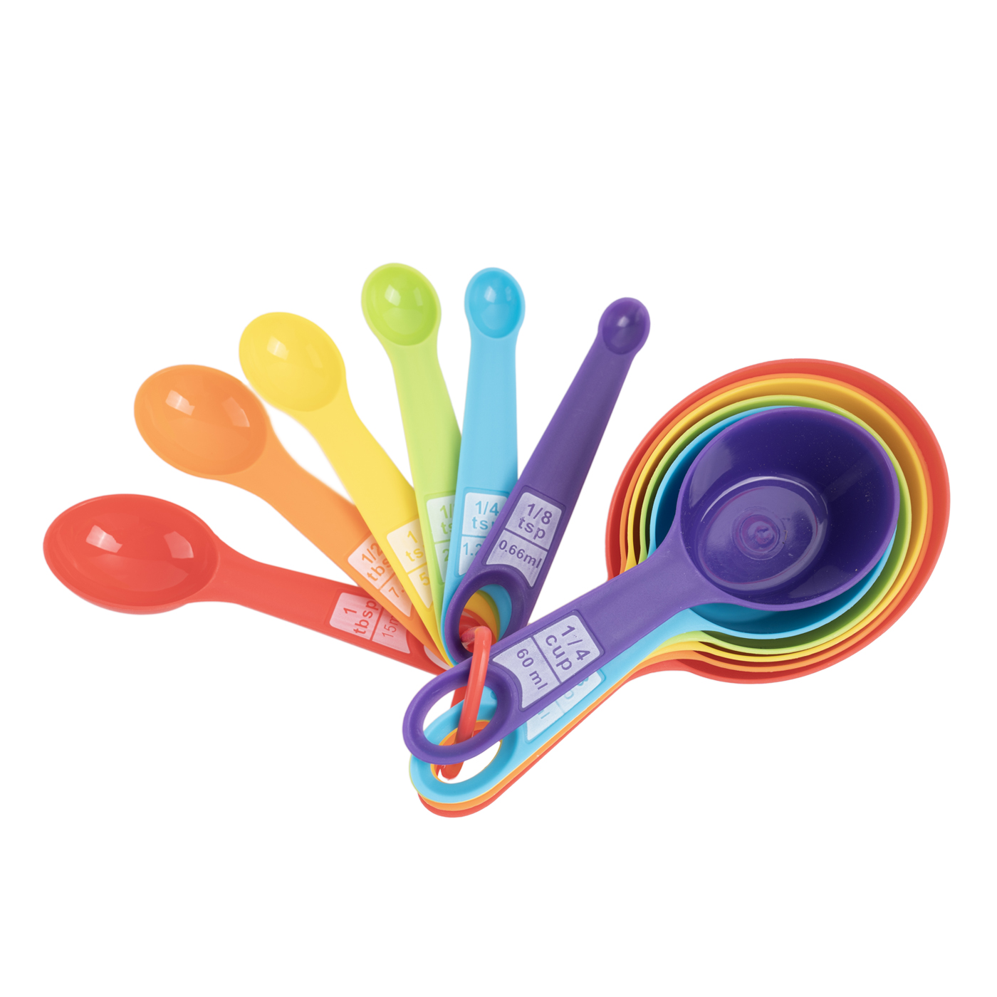 12 Pcs Plastic Measuring Spoon Set2