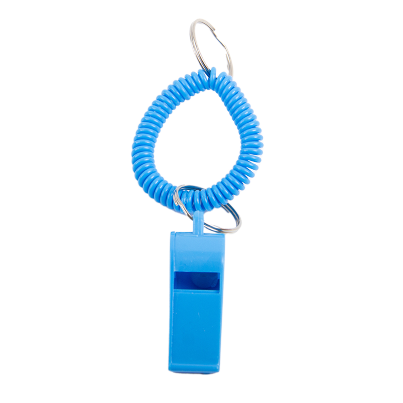 Personalized Colored Plastic Whistle Bracelet Keychain1