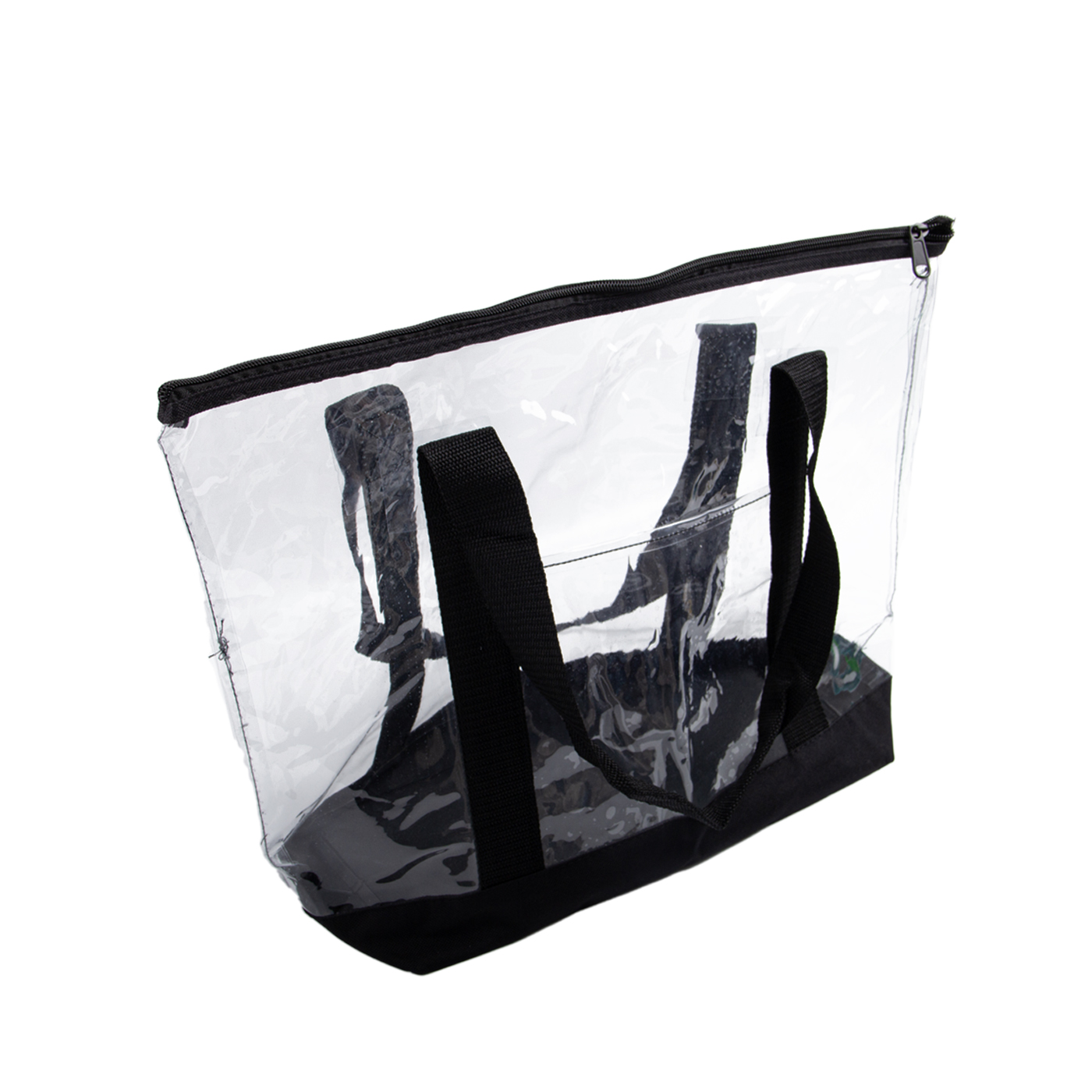 Large Clear Beach Tote Bag With Zipper1