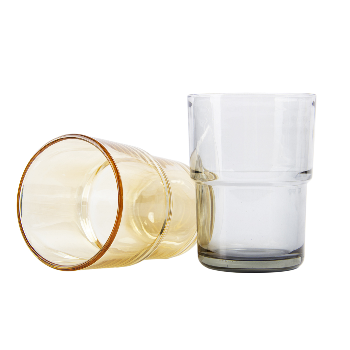 Stackable Colored Drinking Glass1
