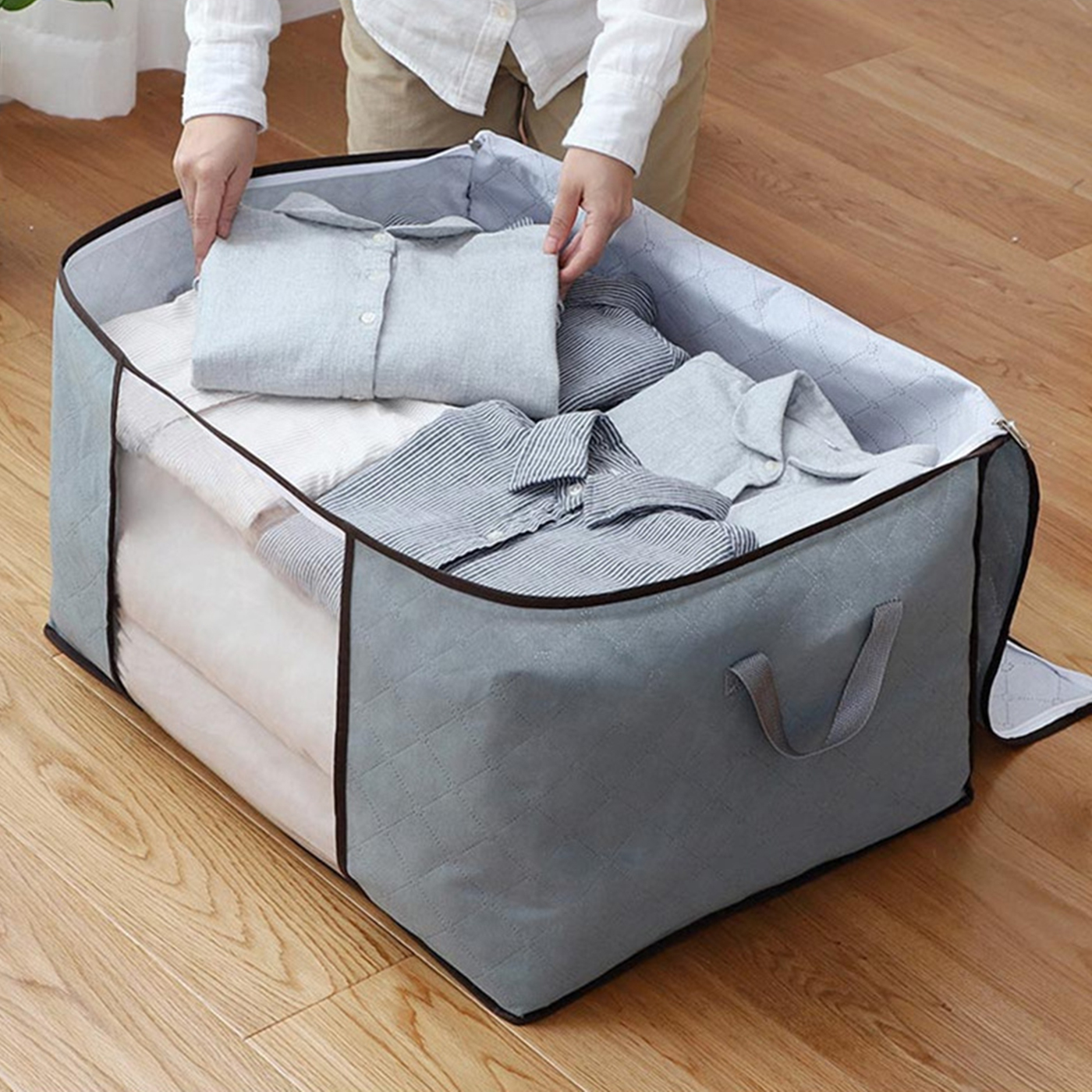 Portable Dustproof Quilt Storage Bag3