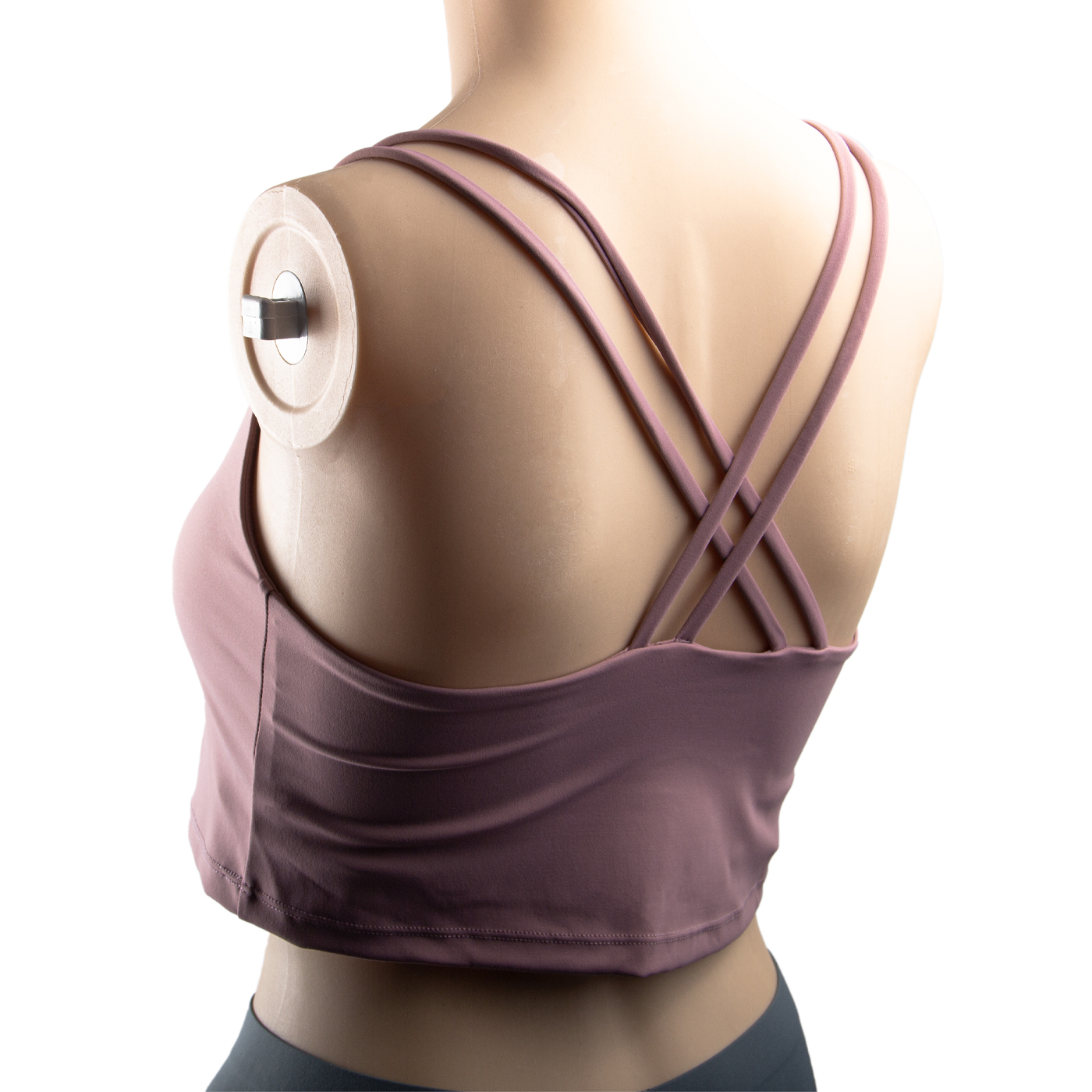 Padded Cross Back Sports Bra2