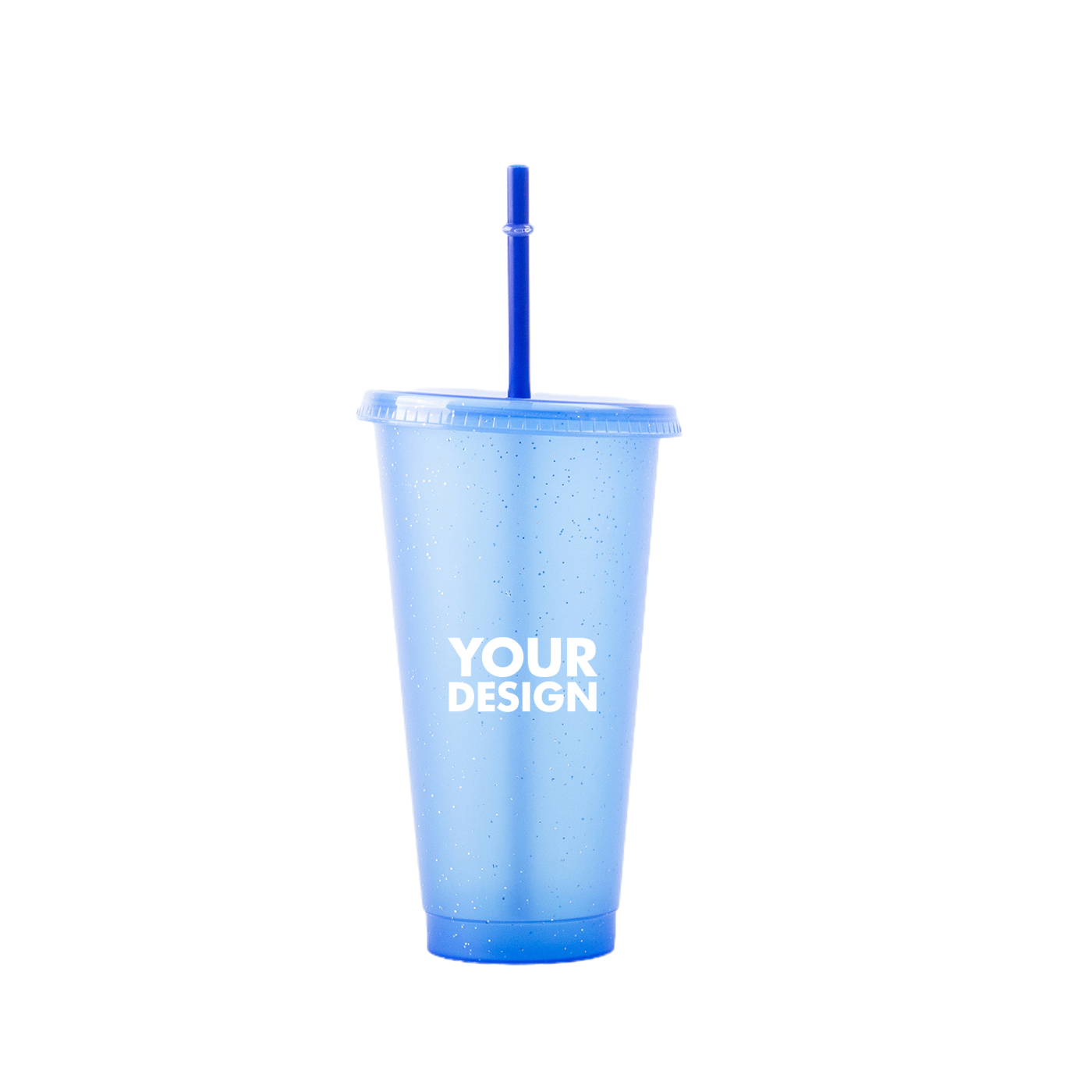 24 oz. Plastic Tumbler With Lid And Straw1