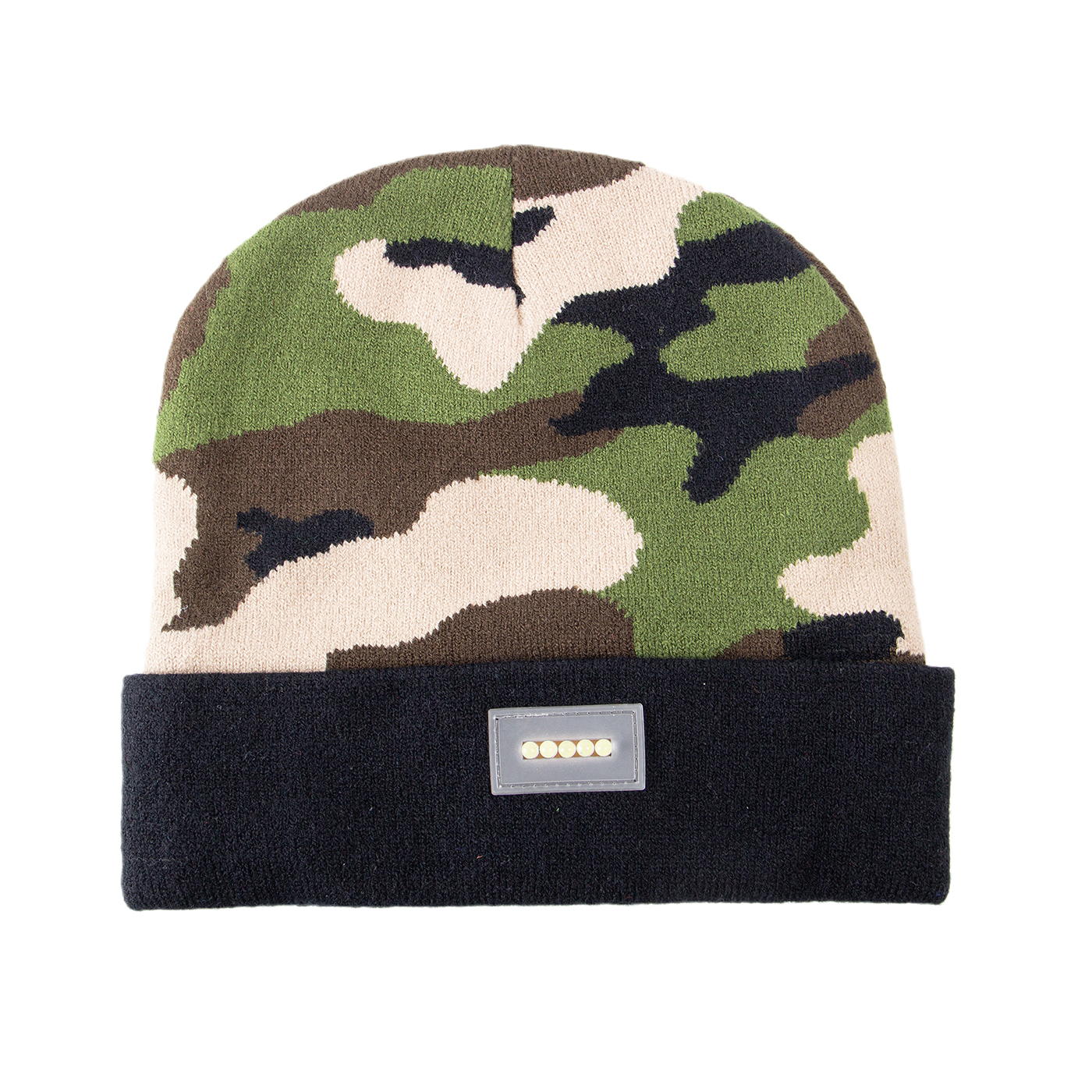 Camouflage Beanie With LED Light