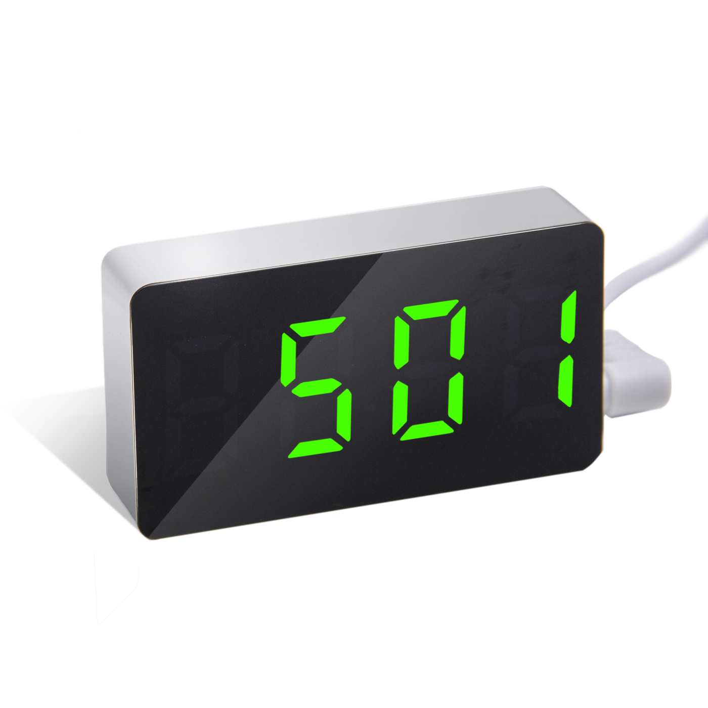 Mini LED Mirror Alarm Clock