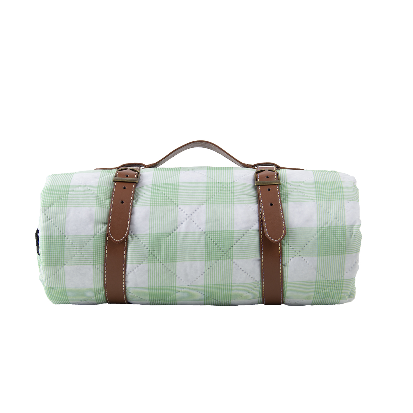 Machine Washable Picnic Blanket With Leather Strap1