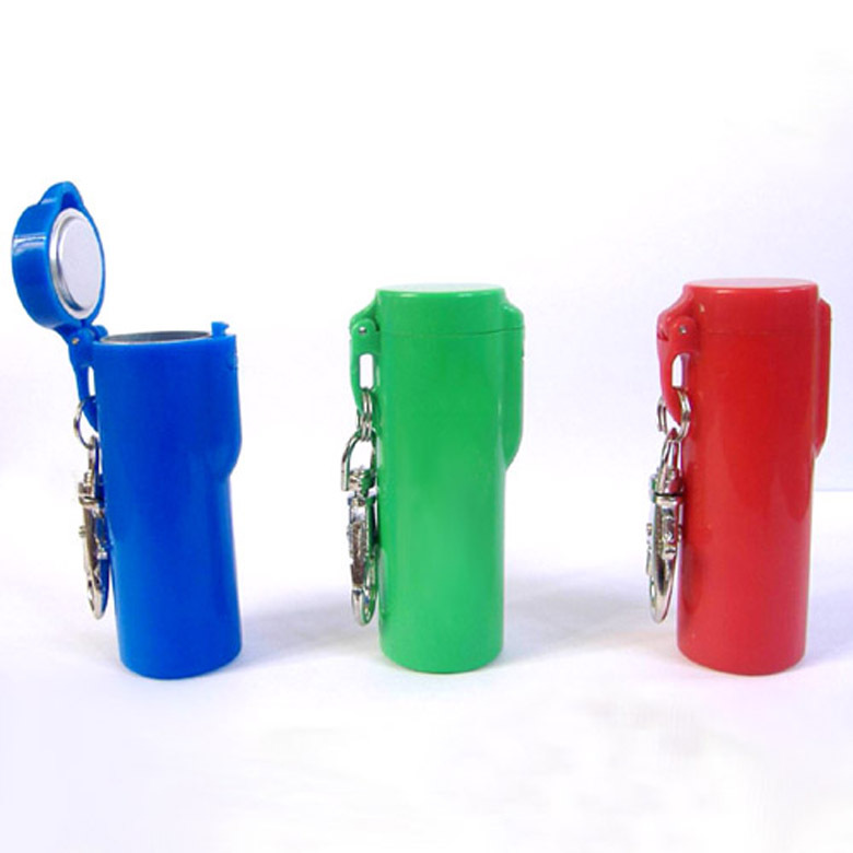 Outdoor Mini Metal Ashtray Keychain With Lid2
