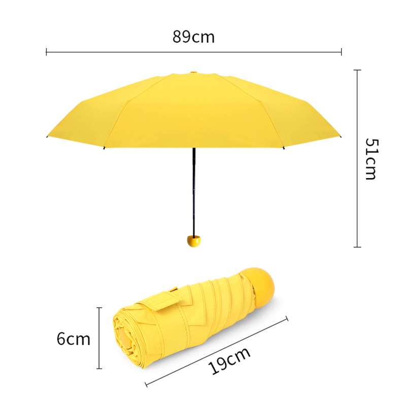 Mini UV Protective Umbrella With Capsule Case3