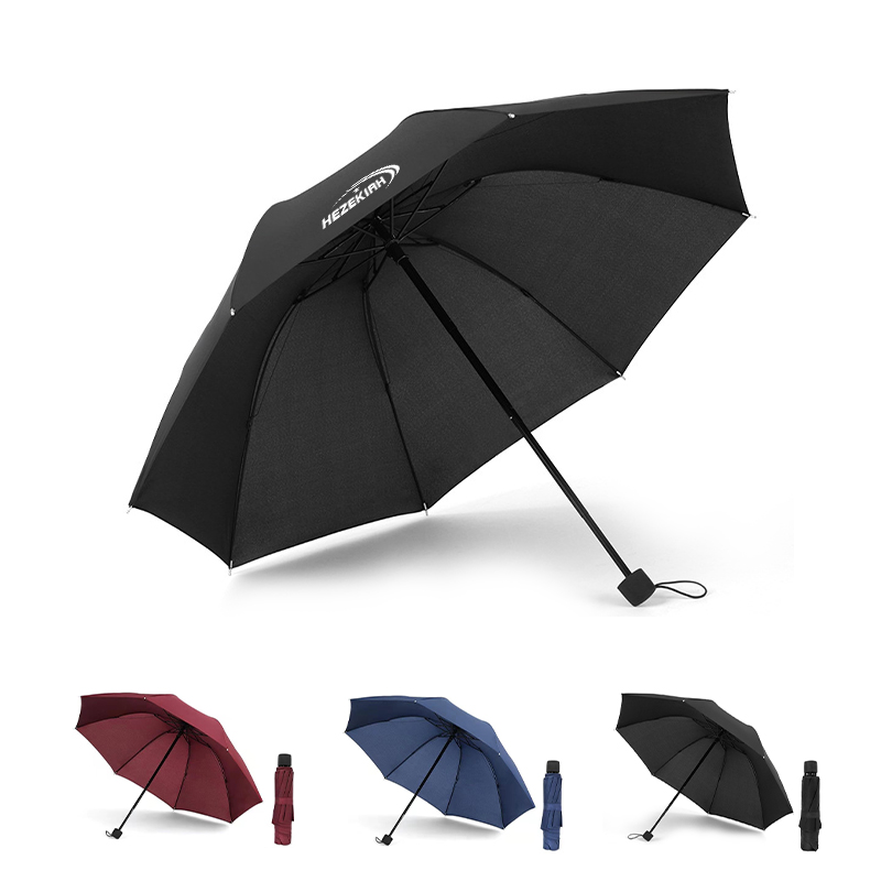 Tri Fold Custom Business Windproof Umbrella