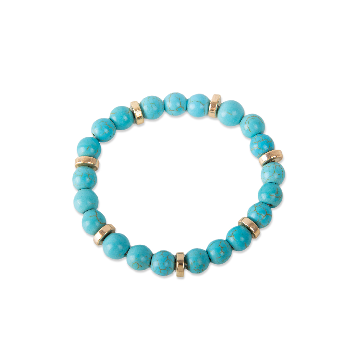 Vintage Turquoise Bead Bracelet