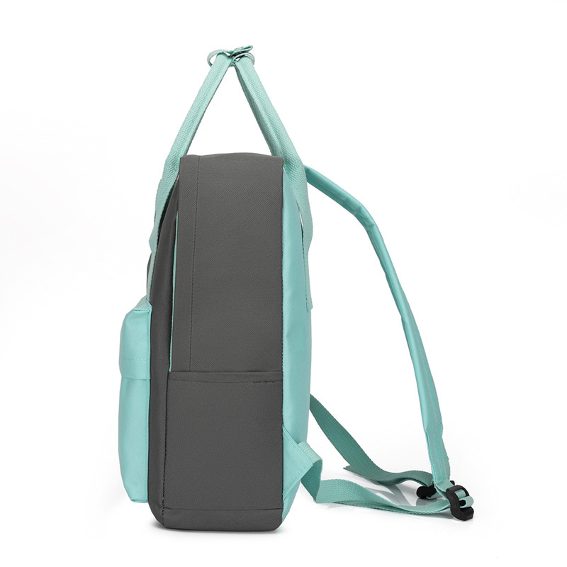 Double Handle Colored Square Backpack2