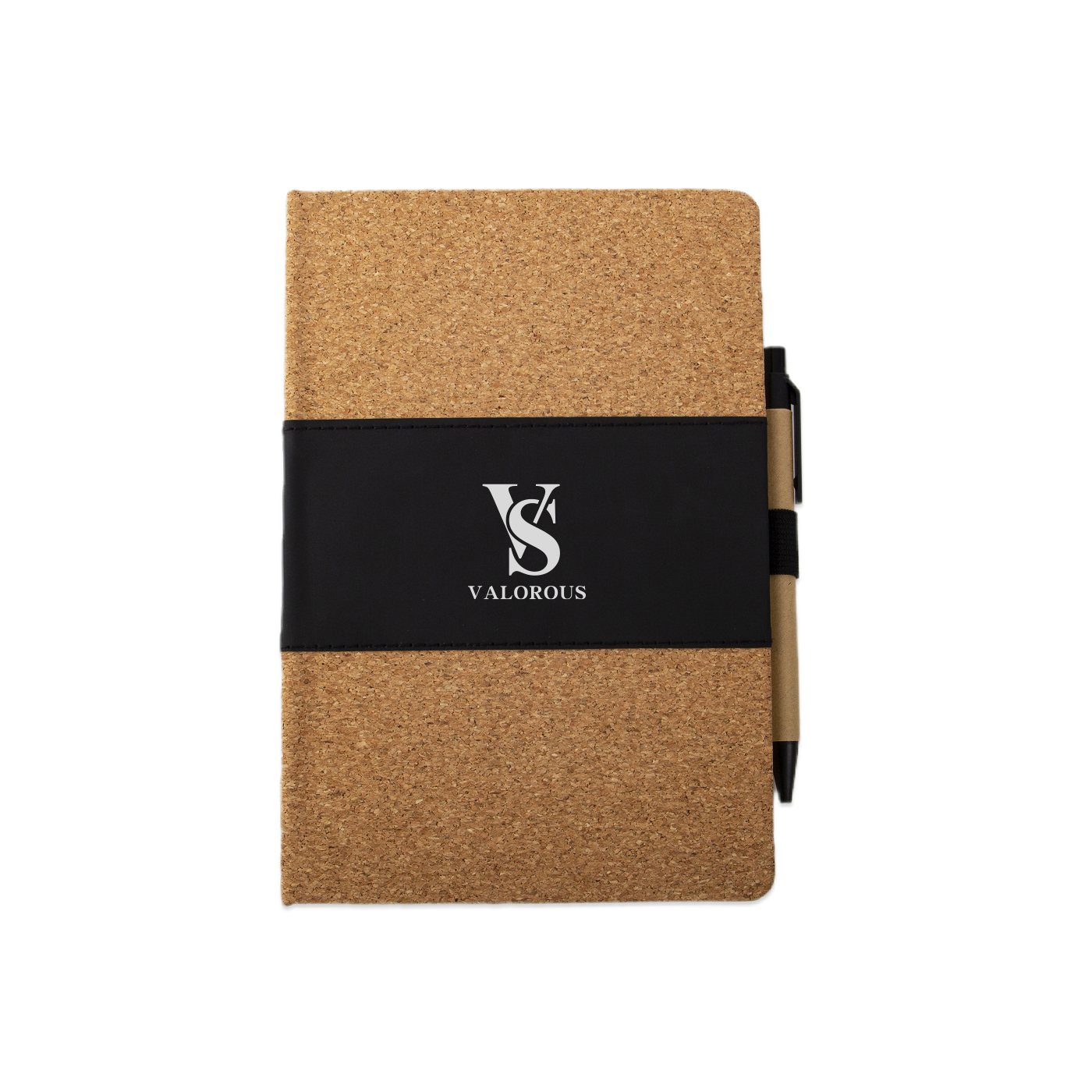 Eco Friendly A5 Cork Notebook With Pen Holder