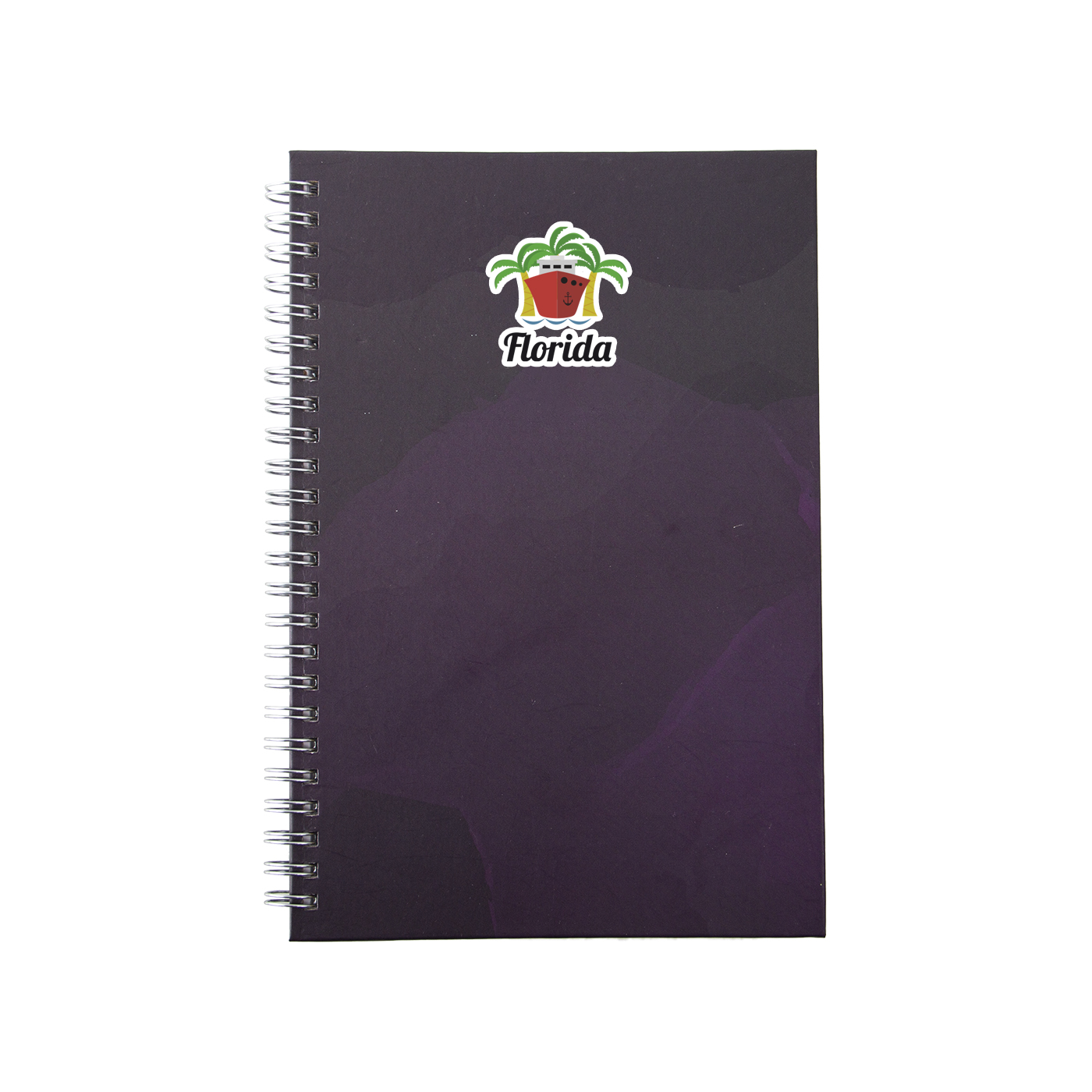 Customizable Hardcover Spiral Notebook