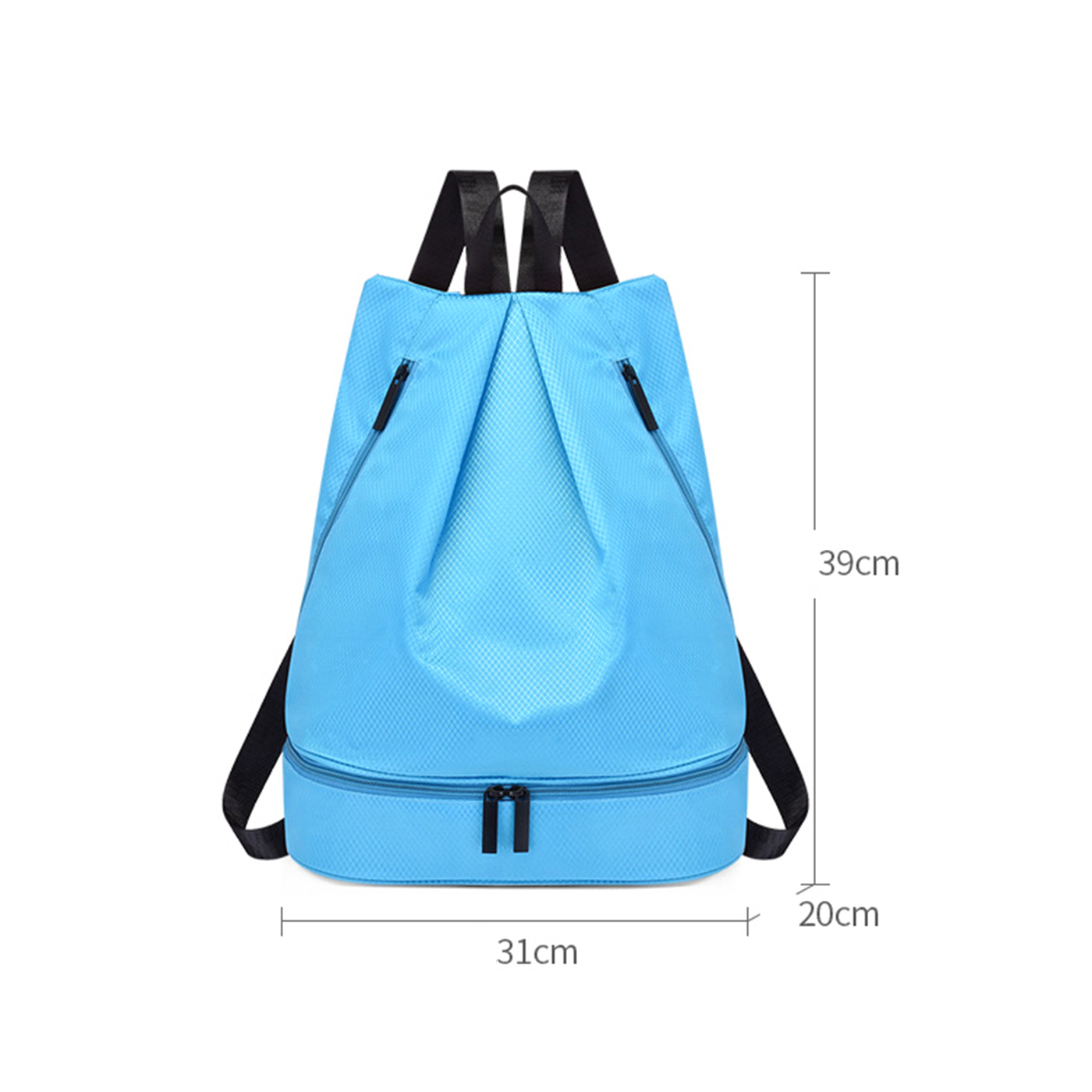 Nylon Wet And Dry Separation Sports Backpack2